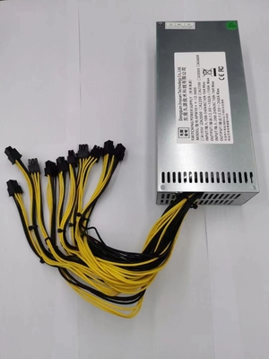 minatore Power Supply With 10x6 PIN Connectors Output di 2U 2000W Asic
