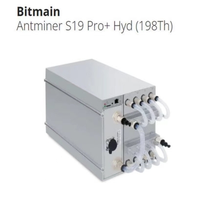 Minatore Blockchain Miner Antminer S19 di A19Pro +Hyd 198TH/S 5445W Bitcion Antminer Asic